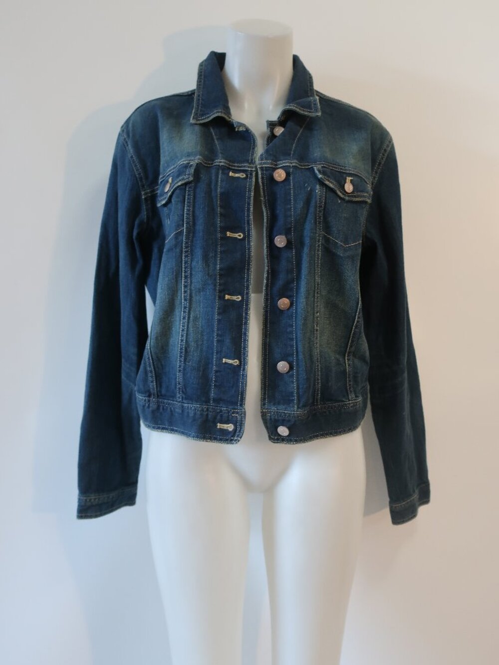 Womens GAP 1969 Blue Denim Jacket L